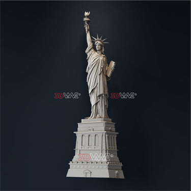 STATUE OF LIBERTY 3D STL - 3DWave.us